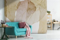 Autumn stylized leaves wallpaper