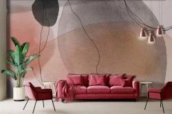 Abstract colored spots wallpaper