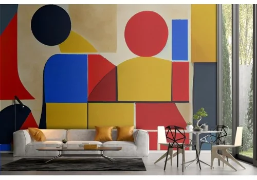 Colorful geometric wallpaper 2