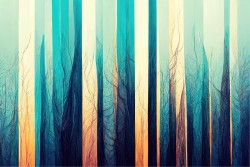 Carte da Parati geometrica rami