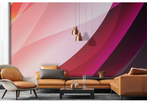 Artistic wallpaper with colorful waves 2