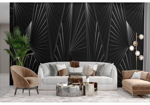 Black and white stylized wallpaper 2