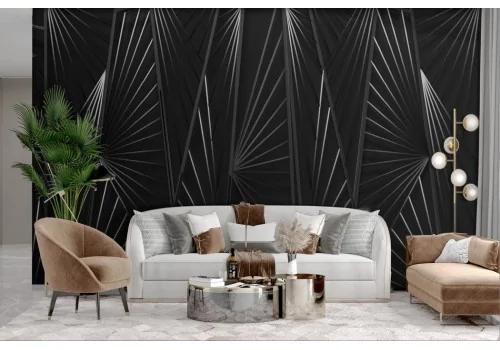 Black and white stylized wallpaper 2