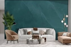 Carta da Parati Adesiva marmo verde petrolio