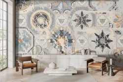 Damask vintage wallpaper