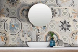 Vintage Damask Adhesive Wallpaper