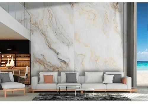 White gold marble wallpaper 2