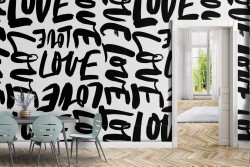 Graffiti wallpaper writings