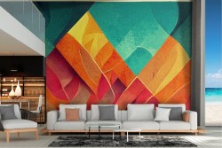 Carta da Parati arte colorata