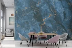 Marble finish wallpaper