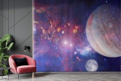 Galaxy planets wallpaper