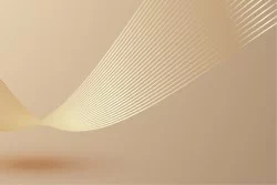 Modern gold striped wallpaper