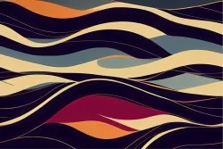 Carte da Parati onde colorate