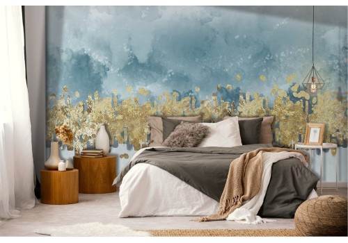 Abstract gold stripe wallpaper 2