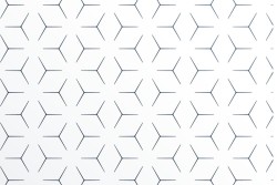 White geometric wallpaper