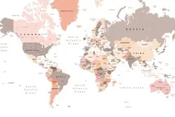 Wallpaper map geography