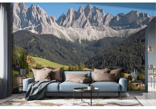 Carta da parati paesaggio alpino montagna