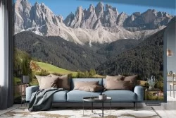 Carta da parati paesaggio alpino montagna