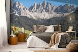 Carta da Parati Adesiva paesaggio alpino montagna