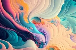 Colorful wave wallpapers