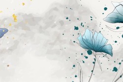 Watercolor flowers wallpaper