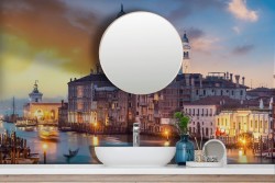 Venice Sunset Adhesive Wallpaper
