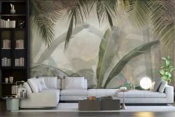 Carta da Parati foglie jungle