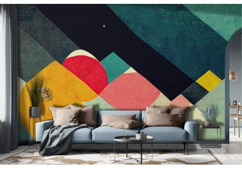 Artistic colorful wallpaper design -a410