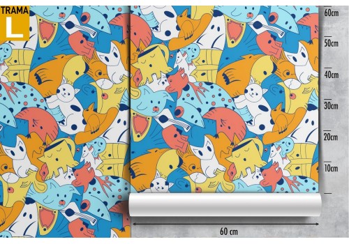 Children's Wallpaper Animals Birds Decorations and Patterns 2