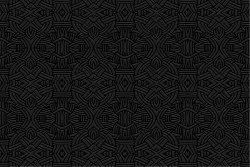 Geometric total black wallpaper