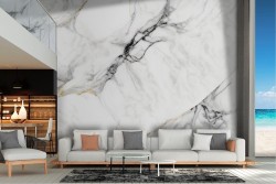 Black and gold marble wallpaper