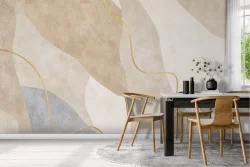 Carta da Parati onde oro