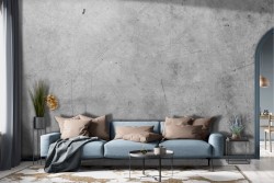 Industrial plaster cement effect wallpaper