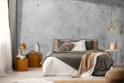 Adhesive Wallpaper with Industrial Plaster Concrete Effect
