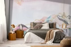 Abstract Mountain Nature Wallpaper