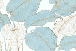 Stylized gold wallpaper sheets