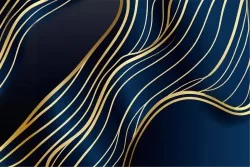 Modern gold wave wallpaper