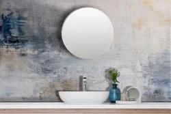 Adhesive Wallpaper Abstract Blue Brown Shades