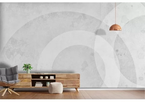 Marble effect wallpaper with circle shadows 2