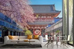 Adhesive Wallpaper Japanese City