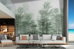 Abstract forest wallpaper