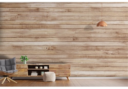 Light wood effect wallpaper 2