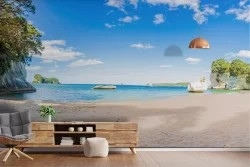 Carta da Parati Adesiva spiaggia mare