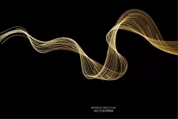 Stylized gold wallpaper