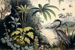 Tropical landscape wallpaper