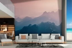 Carta da Parati paesaggio montagna penombra