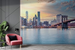 Brooklyn Bridge Sunset Wallpaper