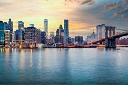 Brooklyn Bridge Sunset Wallpaper