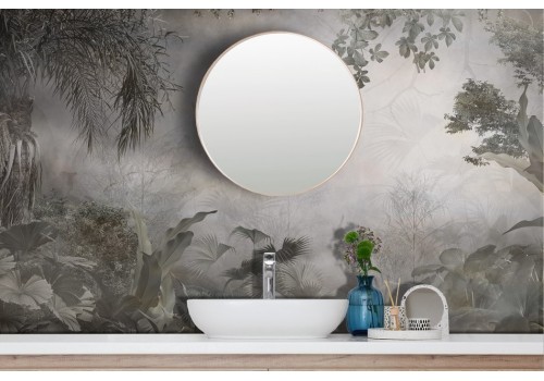 Vintage abstract tropical leaves wallpaper 2