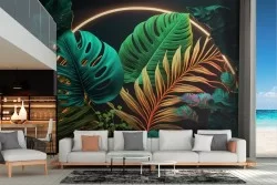 Colored Leaves LED Wallpaper